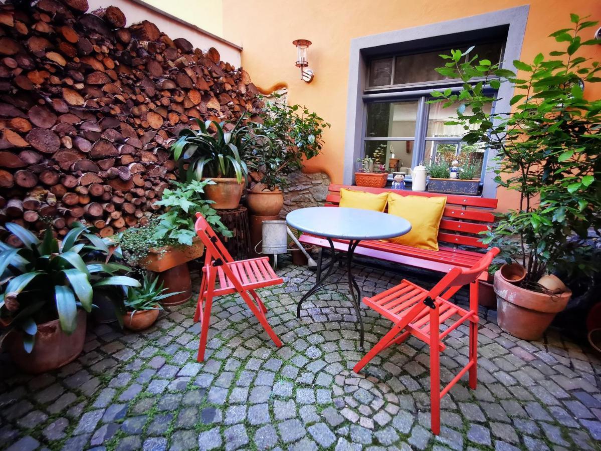 Charmantes Apartment Siebenschlaefer - Ferienwohnung Cafe 7 Weida Екстериор снимка